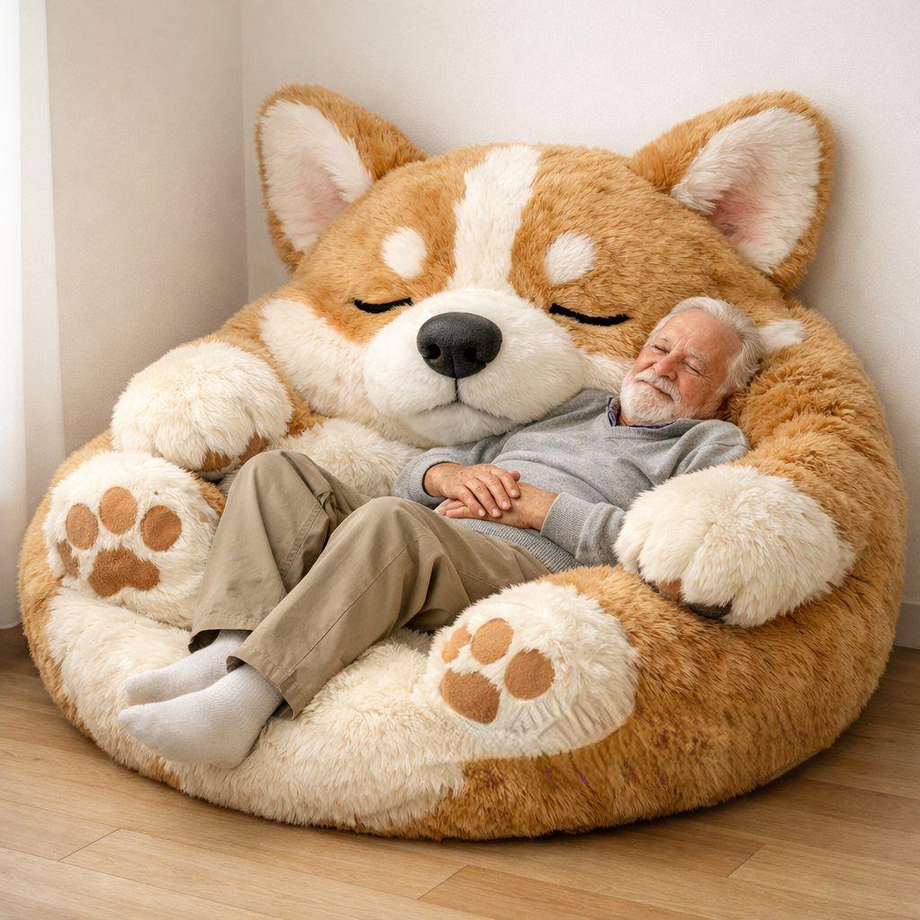 🔥Hot Sale 49% off🌟🐶 Fluffy dog sleeping bag– Soft, Warm & Purrfectly Cozy😴💤
