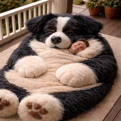 🔥Hot Sale 49% off🌟🐶 Fluffy dog sleeping bag– Soft, Warm & Purrfectly Cozy😴